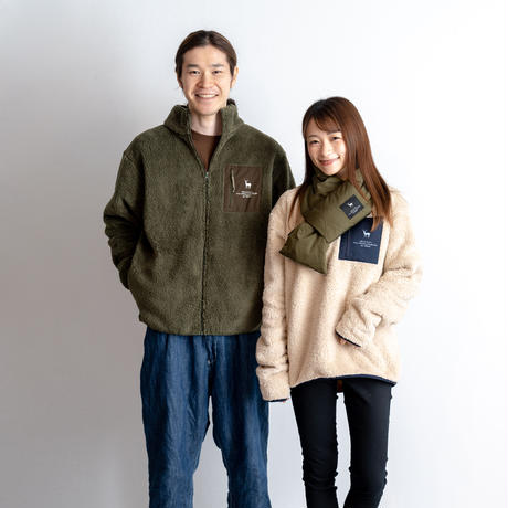 TNOC THE FLEECE ZIPUP/LEAF GREEN
