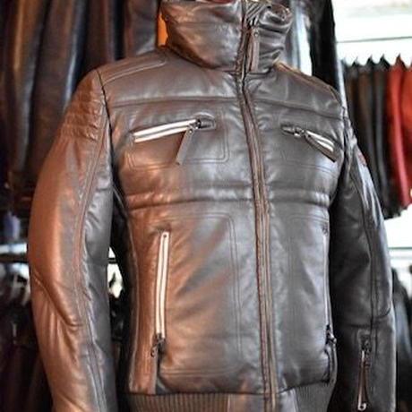 UNIONJAP ラムレザー(羊革)のダウンジャケット UNIONJAP ラムレザー(羊革)のダウンジャケット