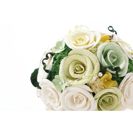 即日発送可 和紙ラウンドブーケ 白 商品番号 Bouquet 002w Washi 即日発送可 和紙ラウンドブーケ 白 商品番号 Bouquet 002w Washi