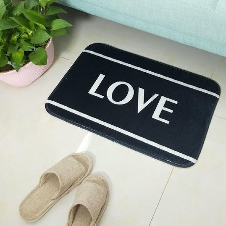 love print door mat ラブプリントドアマット brkln parc