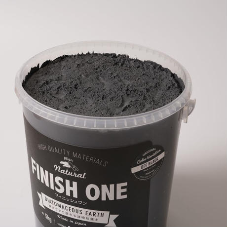 FINISH ONE 珪藻土 18kg缶　04_オフブラック