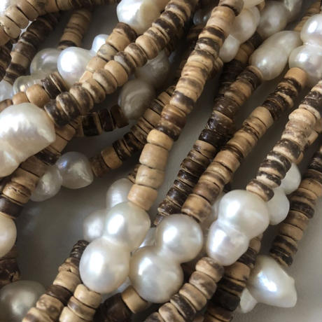 hola / baroque pearl silver925 necklace