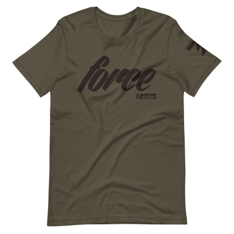 forceバックプリントプレミアムモデル レギュラーTシャツ