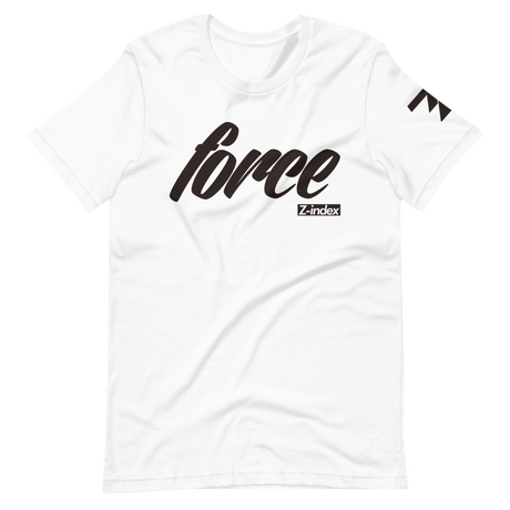 forceバックプリントプレミアムモデル レギュラーTシャツ