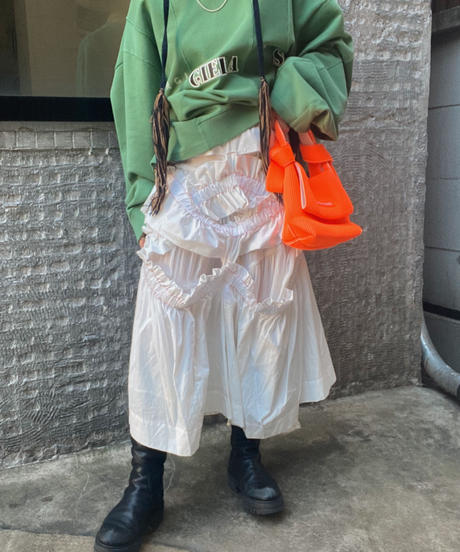 HOUGA locket frill skirt | lahoreschoolofphotography.com