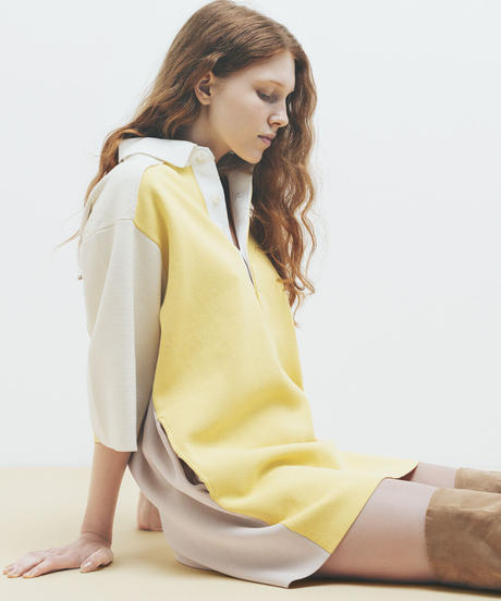 最新 ヴェニット VENIT PILE TUNIC KNIT JAQUARD チュニック