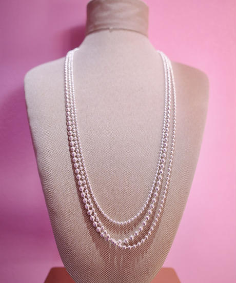 【new】ball chain necklace M 3