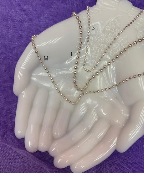 【new】ball chain necklace M 3