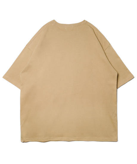 ウシガラロゴTシャツ（サンドカーキ）