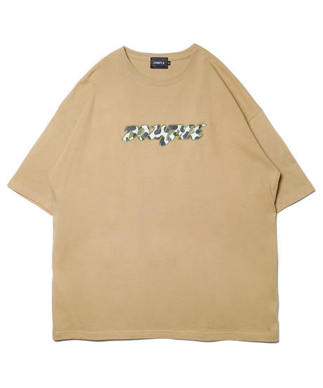 ウシガラロゴTシャツ（サンドカーキ）