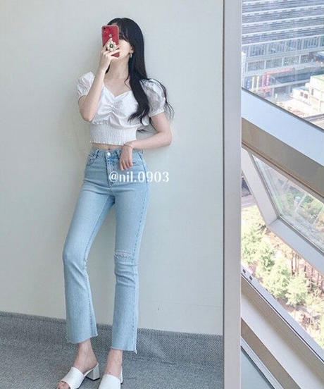 Nil韓国ファッション レディース おしゃれ マーメイドブラウス トップス 春服 夏服 Nil Nil韓国ファッション レディース おしゃれ マーメイドブラウス トップス 春服 夏服 Nil