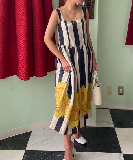 ヴィンテージ 向日葵ワンピース Poison Vintage プワゾン ヴィンテージ