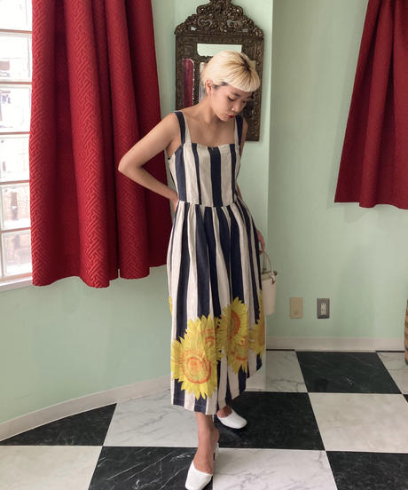 ヴィンテージ 向日葵ワンピース Poison Vintage プワゾン ヴィンテージ