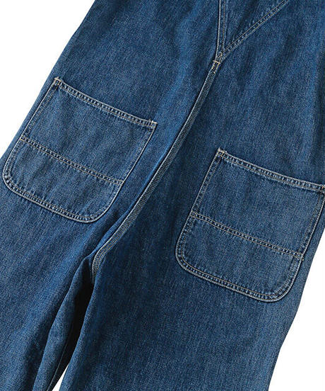 デニムオーバーオール【WCJ-DG-012BU】