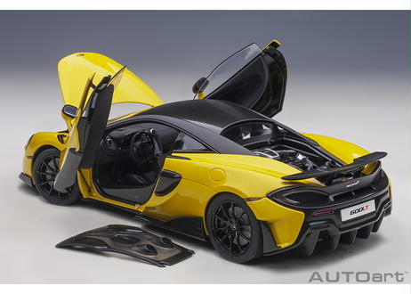 AUTOart 1/18　マクラーレン 600LT（イエロー・パール／カーボン・ルーフ）　76082