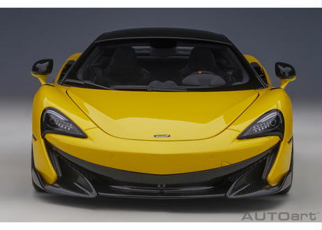 AUTOart 1/18　マクラーレン 600LT（イエロー・パール／カーボン・ルーフ）　76082