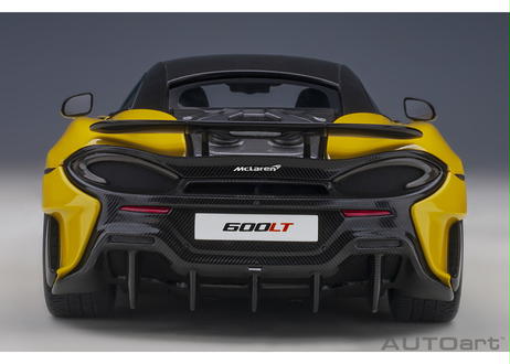 AUTOart 1/18　マクラーレン 600LT（イエロー・パール／カーボン・ルーフ）　76082