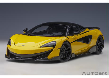 AUTOart 1/18　マクラーレン 600LT（イエロー・パール／カーボン・ルーフ）　76082
