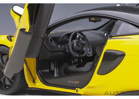 AUTOart 1/18　マクラーレン 600LT（イエロー・パール／カーボン・ルーフ）　76082