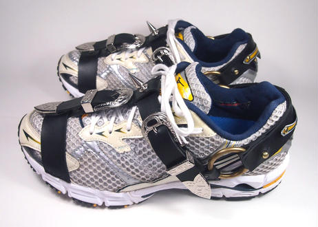 ASTRALBOY 「sporty spikes」 Silver×offwhite×yellow×black　26cm