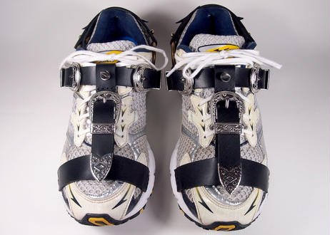 ASTRALBOY 「sporty spikes」 Silver×offwhite×yellow×black　26cm