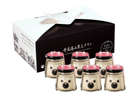 あずきちゃん６個セット 丹波篠山黒豆プリン