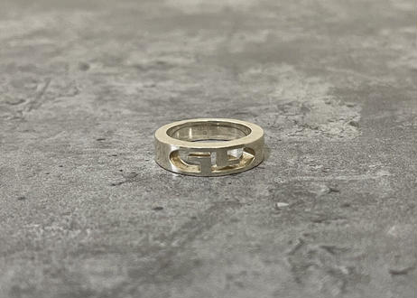 gucci decoration silver ring 14号