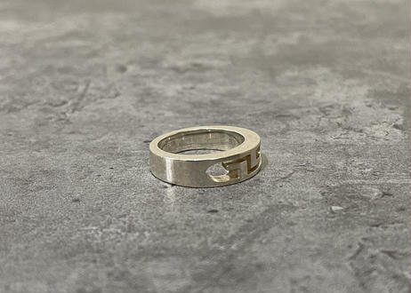gucci decoration silver ring 14号