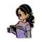 T-shirt girl Sticker