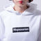 Hoodie: Nopasaran 2015 Pullover (white)