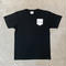 Pocket Print T shirt 19012 C/# BLACK