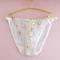 Light blue×Lemon yellow cotton panty