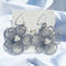 lace flower (silver)
