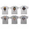 TAMANIWA:ball park pocket tee - back print logo WHITE / GREY