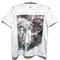 【CHAOSMARKET】Moon Tシャツ-WHITE-