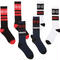 INDEPENDENT WOVEN CROSSES MID CREW SOCKS