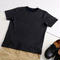 HOFI-012 リネンコットンモンスターオンスTシャツ:チャコール