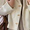 pluie tweed jacket (ivory / blue)