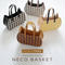 【オンライン販売限定・受注生産】ギンガムチェック NECO BASKET