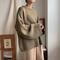 ✳︎予約販売✳︎ melange knit/khaki_nt0296