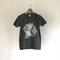 グラフィックTシャツ(伊勢型紙文様) SMOKE BLACK【ネコポス限定 送料無料・税込】 (代引き不可)