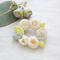 k.omono fioret wreah brooch ブローチ -white-