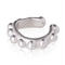 Sea anemone series -Dot earcuff-silver
