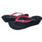 5CM Two Tone Wedges - Navy×Fuchsia