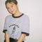 #045 502EASY RACING TEAM T‐シャツ GREYx BLACK