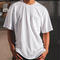 Box Pocket Side Slit Tee White 20S-101