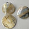 kostkamm /horn round hair clip 6cm / 9538