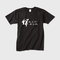 「絆」筆文字Tシャツ(黒)