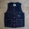 TCB TABBYS VEST BLUE WABASH