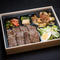 【炭火焼肉炭蔵】鳥取和牛上カルビ弁当